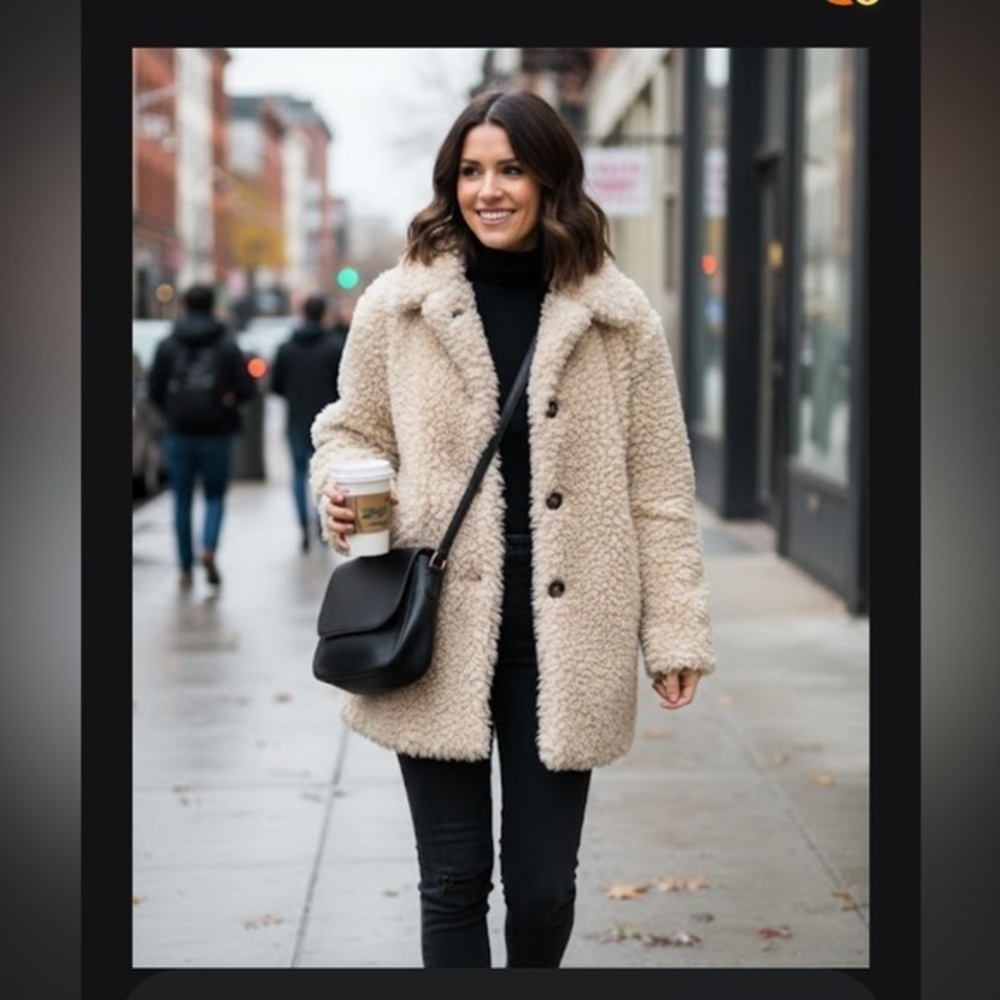 Lulu's Cozy Cream Teddy Jacket